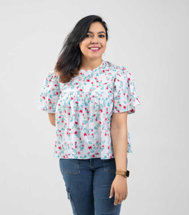 Ditsy Floral Blouse